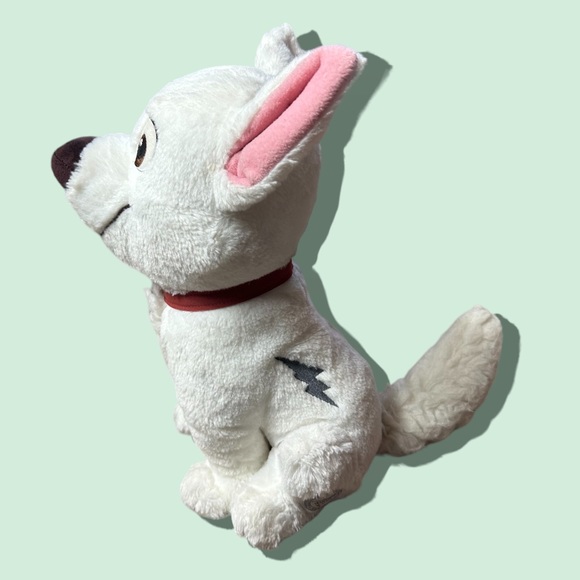 Disney Store Bolt The Dog Plush Stuffed Animal Toy 13” Tall White - Picture 5 of 9